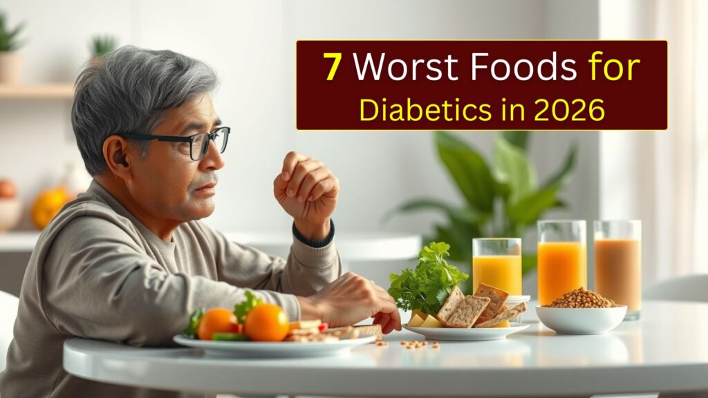 7 Worst Foods for Diabetics in 2026 – Expert Advice by Diabetologist in Jabalpur Dr. Abhishek Shrivastava