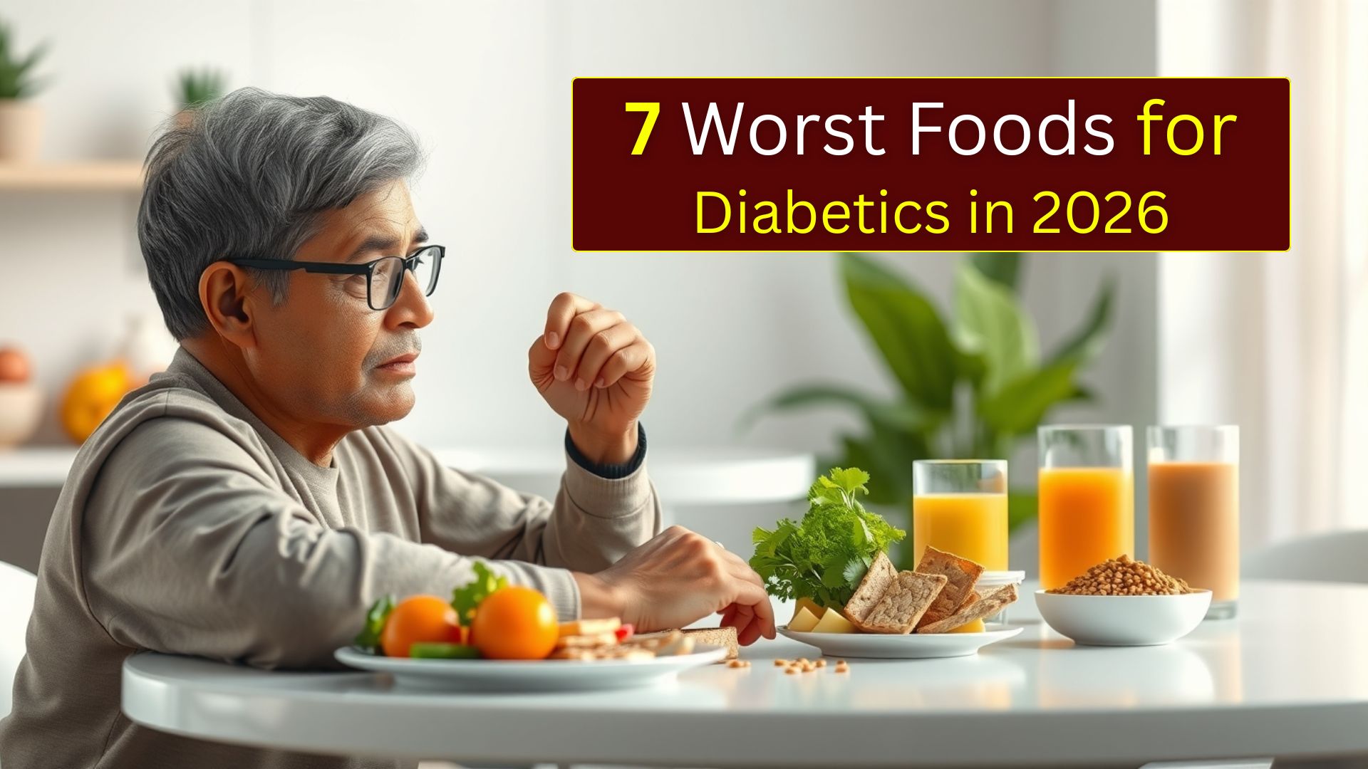 7 Worst Foods for Diabetics in 2026 – Expert Advice by Diabetologist in Jabalpur Dr. Abhishek Shrivastava